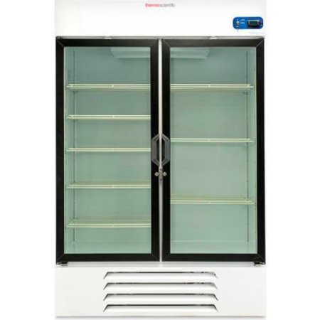 THERMO SCIENTIFIC Thermo Scientific TSG Series GP Laboratory Refrigerator, 49 Cu.Ft., Glass Doors, White TSG49RPGA